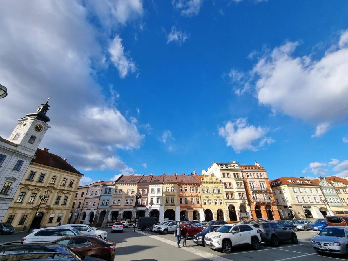 Velke Studio Na Velkem Namesti S Vybavenou Kuchyni Hradec Králové 외부 사진